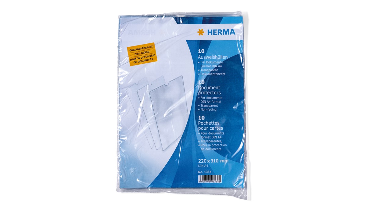 HERMA 1334 - Ausweishüllen, 220x310 mm