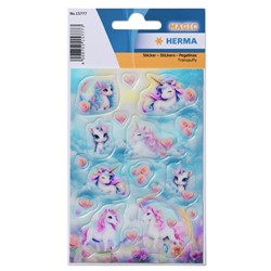 HERMA MAGIC Sticker, Happy Unicorns