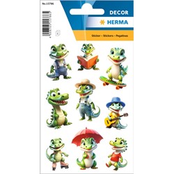 HERMA DECOR Sticker, Lustige Krokodile